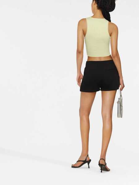 Pantaloni scurti Alexander Wang Shorts With Embossed Logo BLACK Femei (BM 15745310) 3