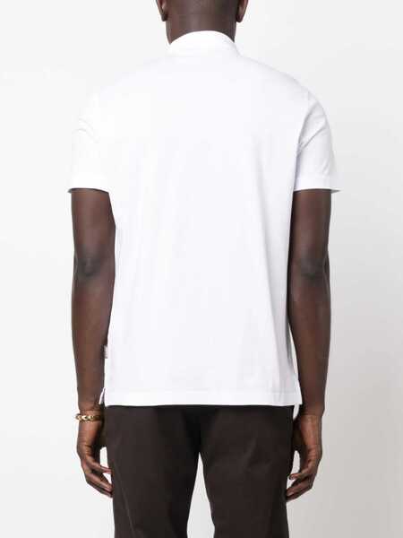 Tricouri Polo Aspesi Cotton Polo WHITE Barbati (BM 15745361) 4