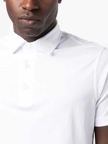 Tricouri Polo Aspesi Cotton Polo WHITE Barbati (BM 15745361) 5