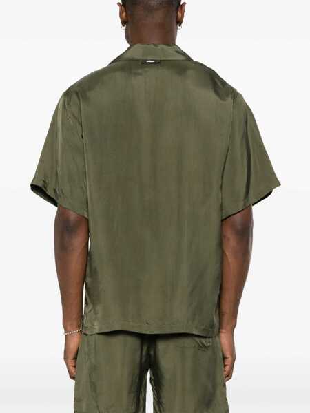 Camasi casual MSGM Shirt With Logo GREEN Barbati (BM 15745394) 4