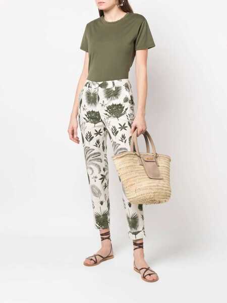 Tricouri Aspesi Cotton T-Shirt MILITARY GREEN Femei (BM 15745640) 2