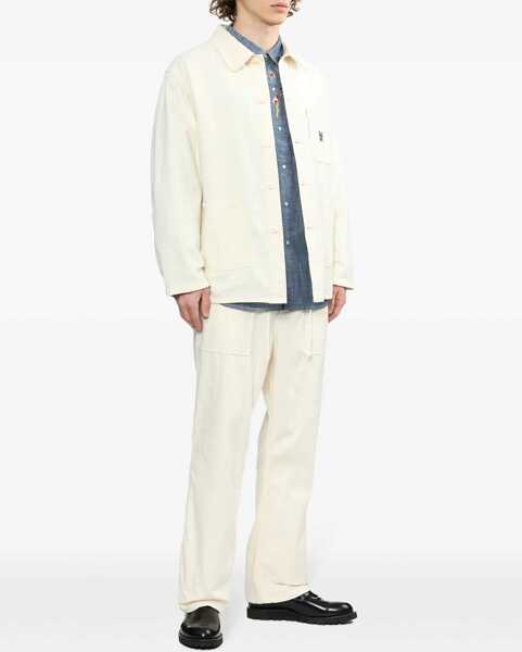 Camasi casual NEEDLES Cotton Shirt WHITE Barbati (BM 15745679) 2