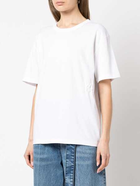 Tricouri Alexander Wang Essential T-Shirt WHITE Femei (BM 15745694) 3