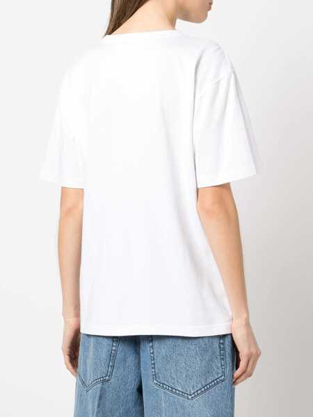 Tricouri Alexander Wang Essential T-Shirt WHITE Femei (BM 15745694) 4