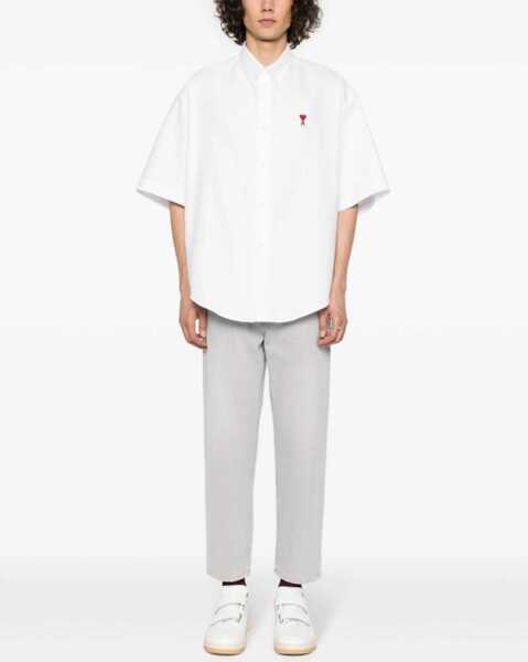 Blugi drepti AMI Paris Tapered Fit Jeans GREY Barbati (BM 15745730) 2