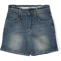Pantaloni scurti Journey/ Girl's Elasticated Waist Short/ Medium Stone Washed Denim/ Heart Pocket Fete
