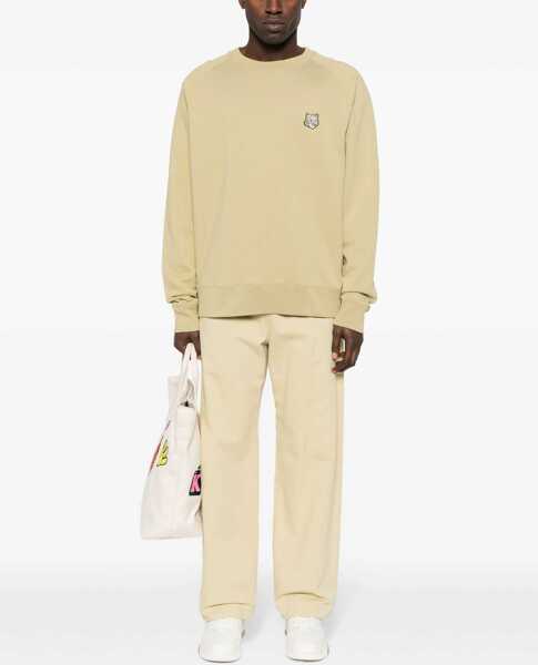 Bluze de trening MAISON KITSUN Oversize Sweatshirt BEIGE Barbati (BM 15745811) 2