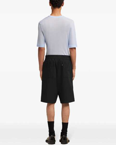 Pantaloni scurti AMI Paris Bermuda With Elastic BLACK Barbati (BM 15745901) 4