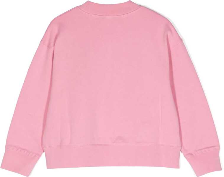 Hanorace Palm Angels Pa Flames Regular Crewneck PINK Fete (BM 15745940) 2