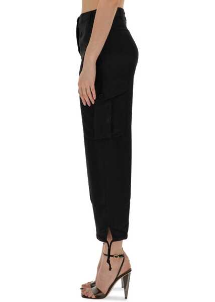 Pantaloni casual Aspesi Cargo Pants BLACK Femei (BM 15745946) 4