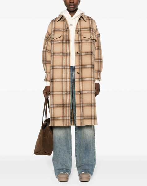 Paltoane Isabel Marant Coat Fontizia BEIGE Femei (BM 15745991) 2