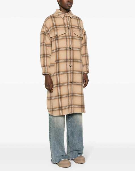 Paltoane Isabel Marant Coat Fontizia BEIGE Femei (BM 15745991) 3