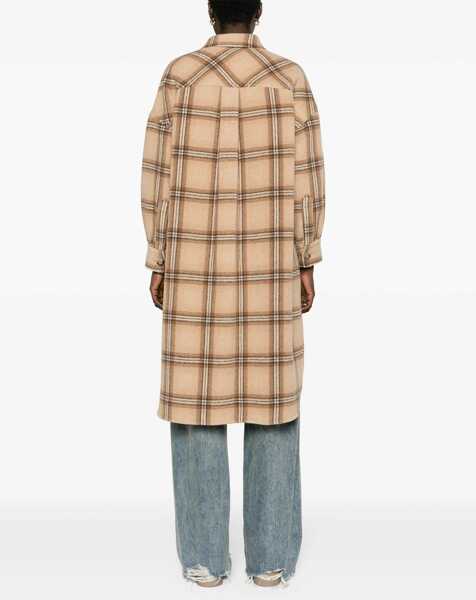 Paltoane Isabel Marant Coat Fontizia BEIGE Femei (BM 15745991) 4