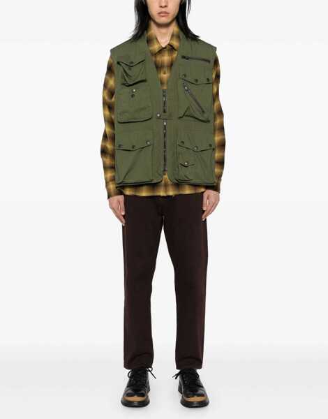 Veste casual NEEDLES Vest With Pockets GREEN Barbati (BM 15746069) 2