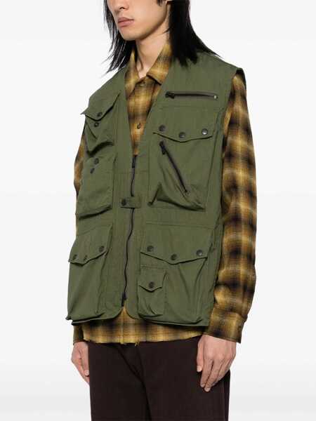 Veste casual NEEDLES Vest With Pockets GREEN Barbati (BM 15746069) 3