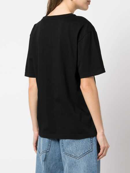 Tricouri Alexander Wang Essential T-Shirt BLACK Femei (BM 15746093) 4