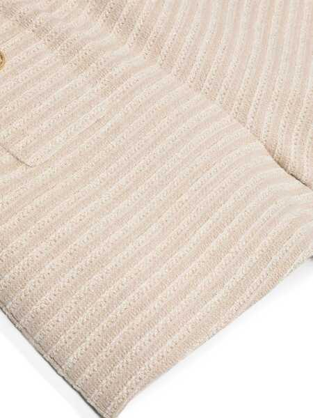 Pantaloni scurti Balmain Knit Shorts BEIGE Fete (BM 15746249) 3