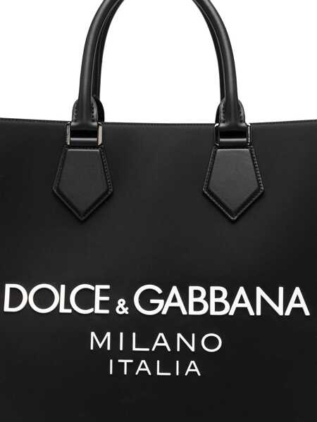 Genti de mana Dolce & Gabbana Large Shopping Bag BLACK Barbati (BM 15746297) 4