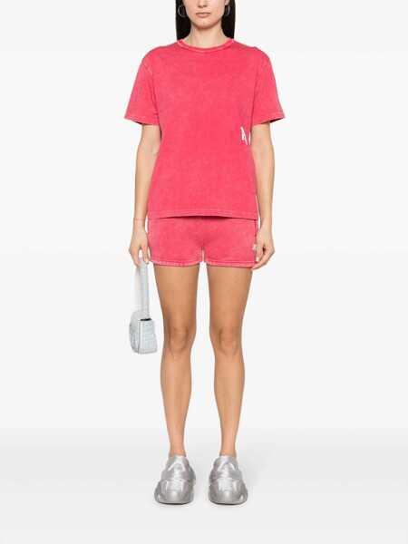 Tricouri Alexander Wang T-Shirt With Logo PINK Femei (BM 15746342) 2