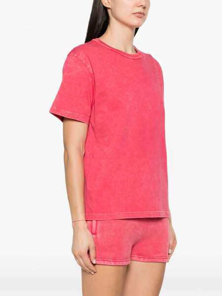 Tricouri Alexander Wang T-Shirt With Logo PINK Femei (BM 15746342) 3