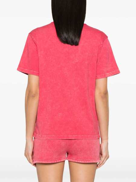 Tricouri Alexander Wang T-Shirt With Logo PINK Femei (BM 15746342) 4