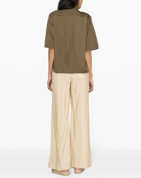 Camasi casual Aspesi Cotton Shirt MILITARY GREEN Femei (BM 15746363) 4