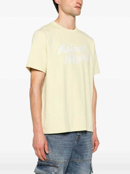 Tricouri MAISON KITSUN T-Shirt With Logo BEIGE Barbati (BM 15746378) 3
