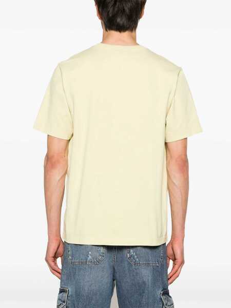 Tricouri MAISON KITSUN T-Shirt With Logo BEIGE Barbati (BM 15746378) 4