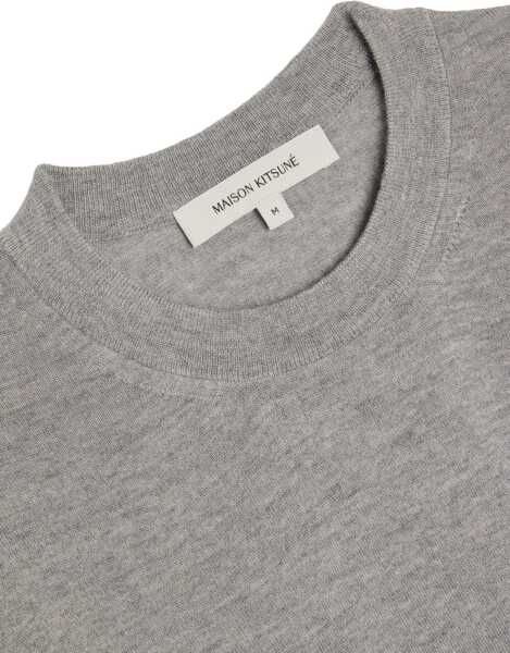 Pulovere casual MAISON KITSUN Baby Fox Jersey GREY Femei (BM 15746387) 4