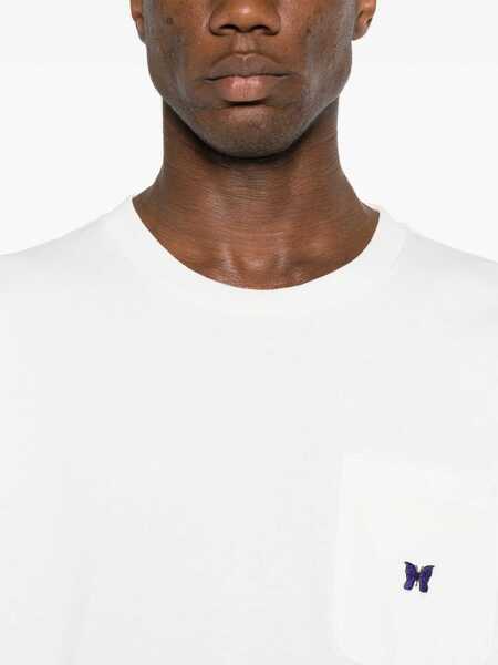 Tricouri NEEDLES T-Shirt With Logo WHITE Barbati (BM 15746411) 5