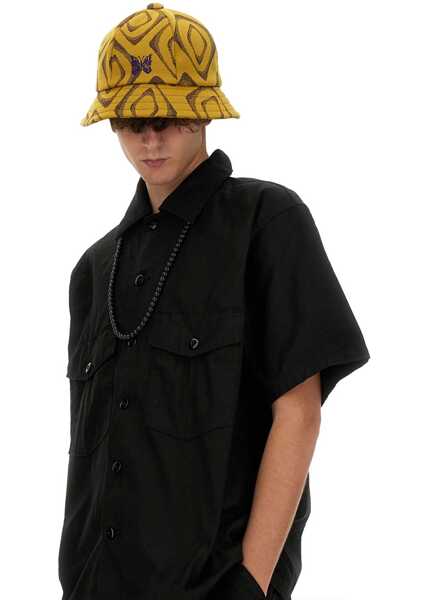 Camasi casual NEEDLES Cotton Shirt BLACK Barbati (BM 15746504) 4