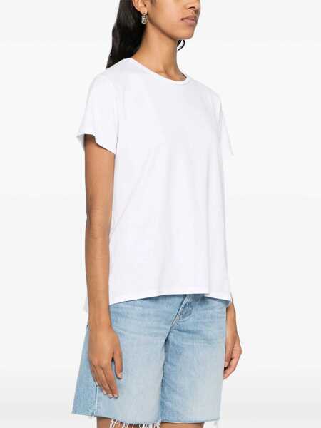 Tricouri Aspesi Cotton T-Shirt WHITE Femei (BM 15746648) 3