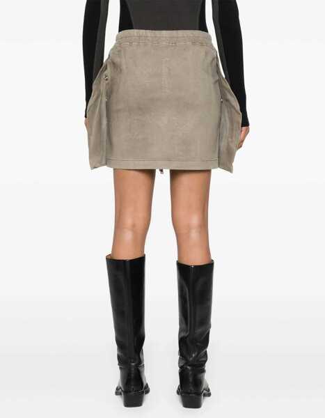 Fuste casual Rick Owens Mini Lido Skirt DENIM Femei (BM 15746681) 4
