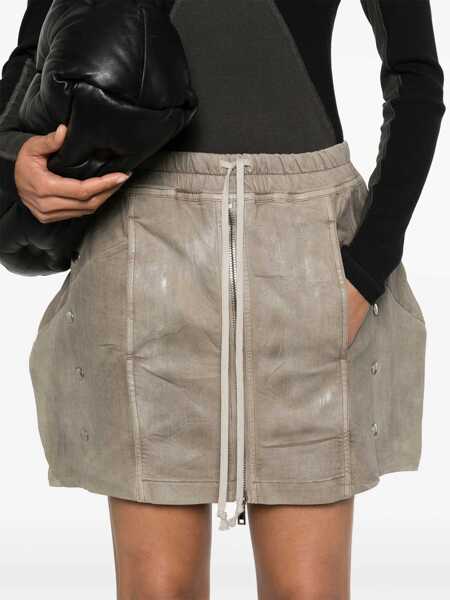 Fuste casual Rick Owens Mini Lido Skirt DENIM Femei (BM 15746681) 5