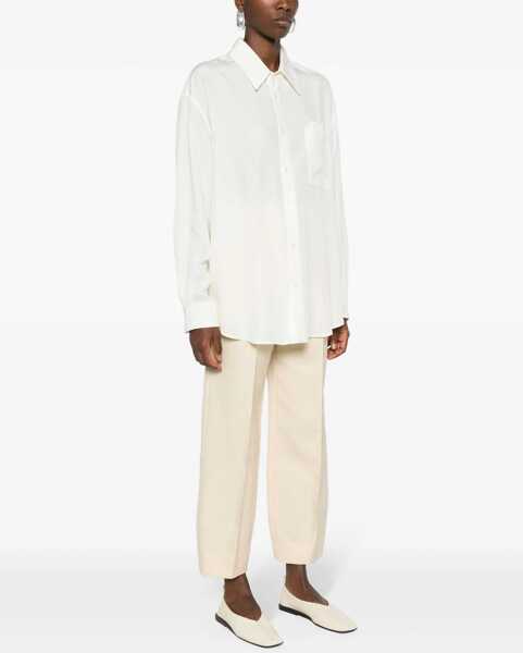 Camasi office LEMAIRE Lyocell Shirt IVORY Femei (BM 15746696) 3