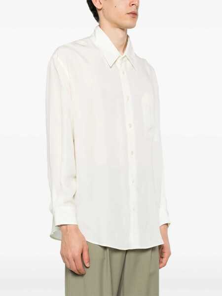 Camasi office LEMAIRE Lyocell Shirt IVORY Femei (BM 15746696) 4