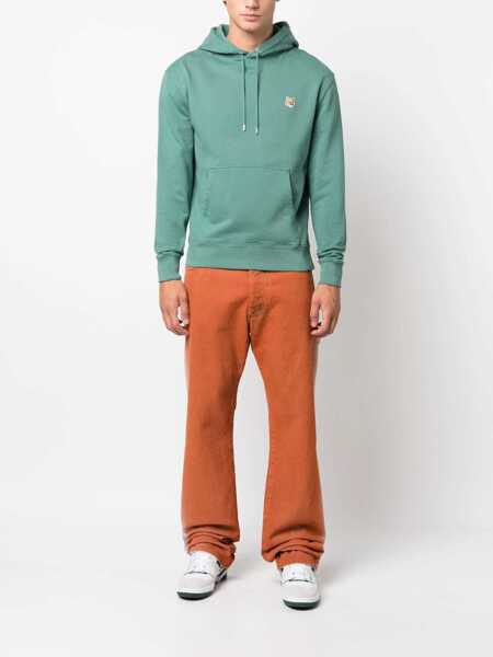 Bluze de trening MAISON KITSUN Fox Head Sweatshirt GREEN Barbati (BM 15746720) 2