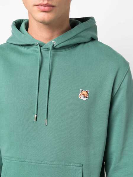 Bluze de trening MAISON KITSUN Fox Head Sweatshirt GREEN Barbati (BM 15746720) 5