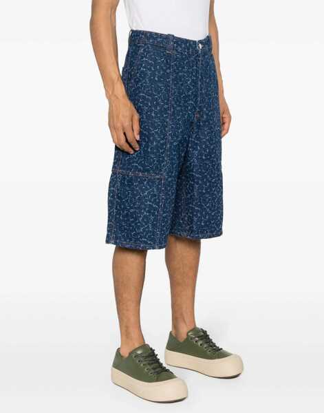 Pantaloni scurti MAISON KITSUN Denim Bermuda Shorts DENIM Barbati (BM 15746981) 3