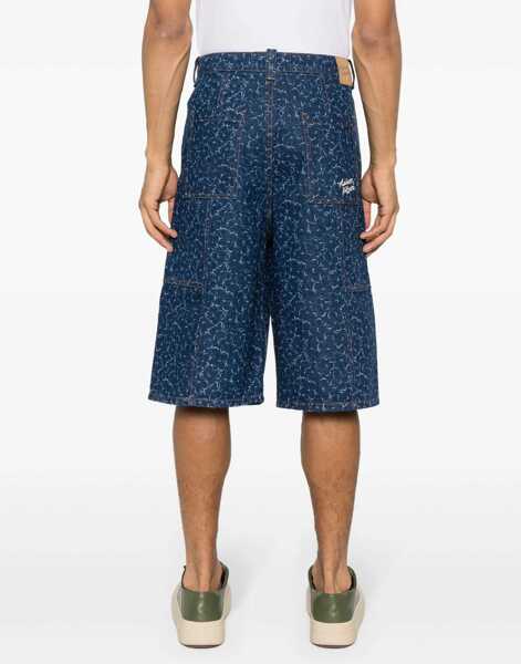 Pantaloni scurti MAISON KITSUN Denim Bermuda Shorts DENIM Barbati (BM 15746981) 4