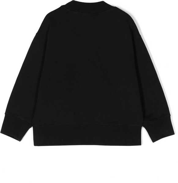 Hanorace Palm Angels Neon Palms Regular Crew BLACK Baieti (BM 15747041) 2