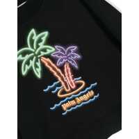 Hanorace pentru Baieti pagina 2 - Hanorace Palm Angels Neon Palms Regular Crew BLACK Baieti (BM 15747041) - B-mall.ro