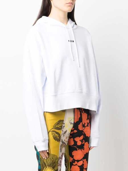 Bluze de trening MSGM Sweatshirt With Logo WHITE Femei (BM 15747272) 3