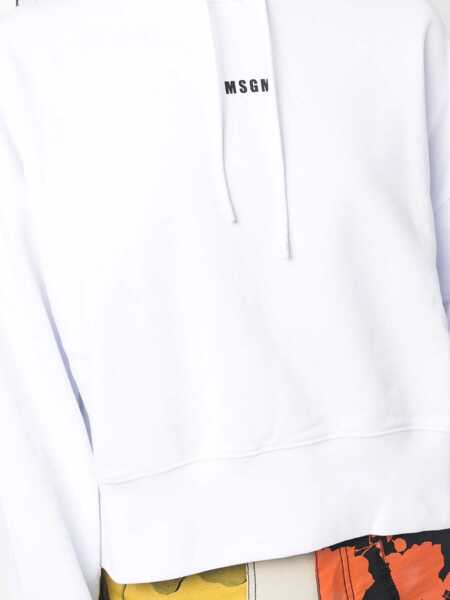 Bluze de trening MSGM Sweatshirt With Logo WHITE Femei (BM 15747272) 5