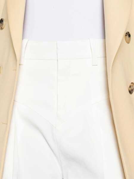 Pantaloni casual Isabel Marant Pants Staya WHITE Femei (BM 15747548) 5