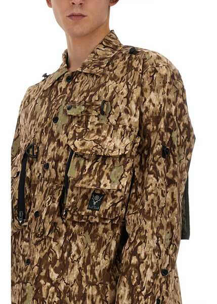 Jachete SOUTH2 WEST8 Camouflage Print Jacket MULTICOLOUR Barbati (BM 15747557) 2