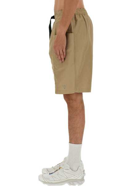 Pantaloni scurti SOUTH2 WEST8 Belted Bermuda Shorts BEIGE Barbati (BM 15747593) 4