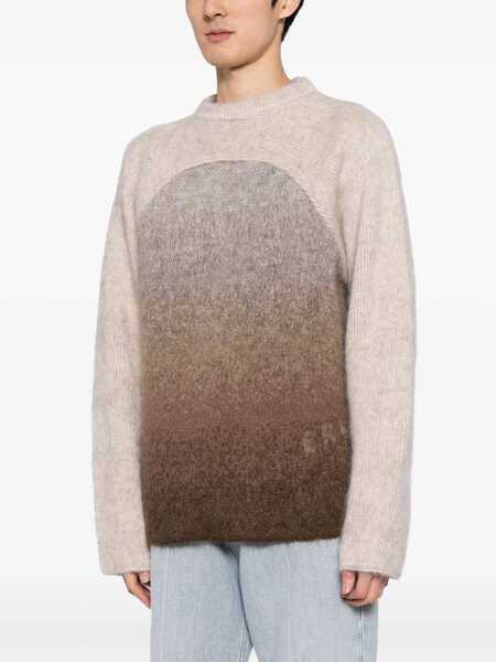 Pulovere casual ERL Mohair Blend Knit BROWN Barbati (BM 15747635) 3