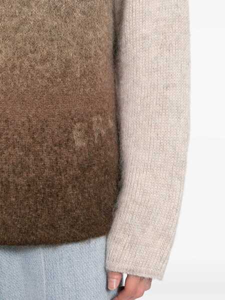 Pulovere casual ERL Mohair Blend Knit BROWN Barbati (BM 15747635) 5