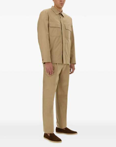 Pantaloni casual Lardini Regular Fit Pants BEIGE Barbati (BM 15747656) 2